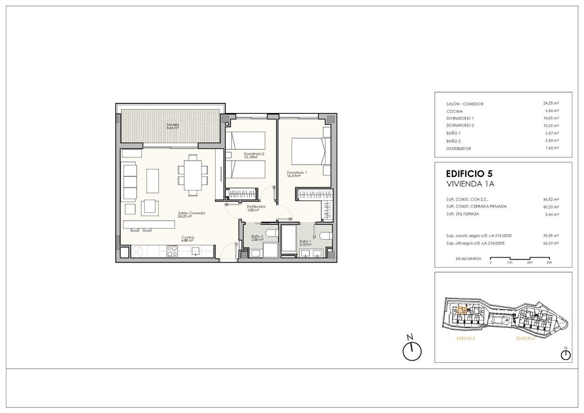 Apartment with 2 bedrooms, 90m² in Casares, Spain [ID: 0137-SP0365]
