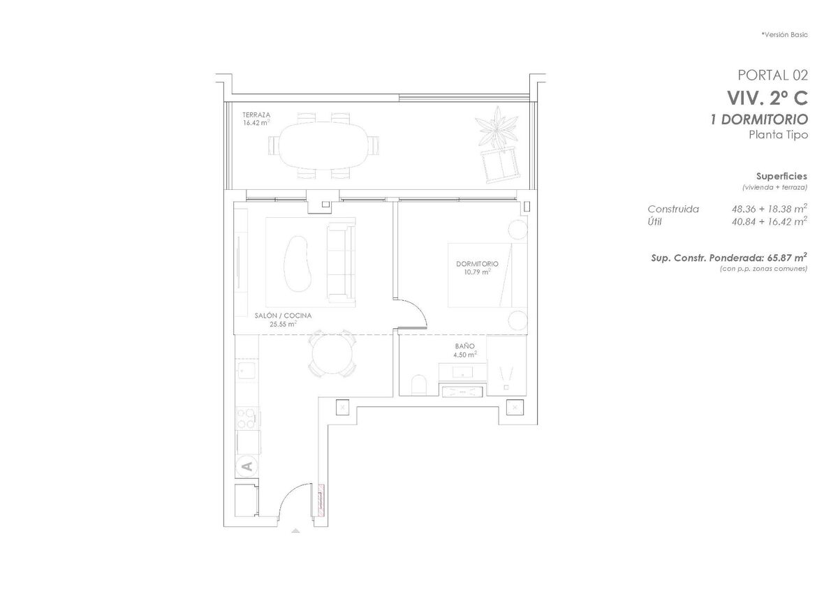 Apartament z 1 sypialnią, 65m² w Fuengirola, Hiszpania [ID: 0137-SP1233]