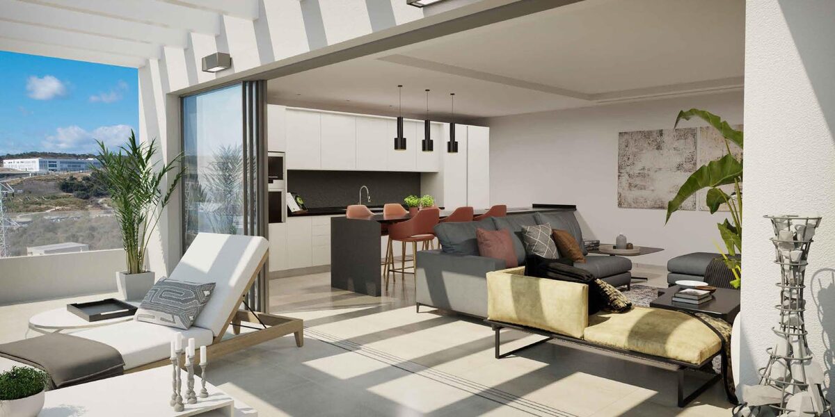 Пентхаус с 2 спальнями, 150м² в Эстепона, Испания [ID: 0137-N9210]