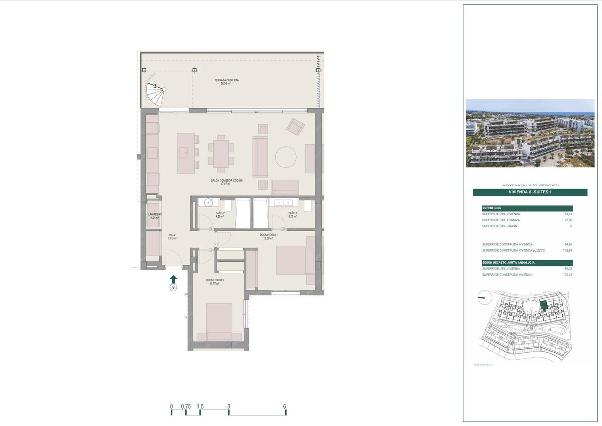 Пентхаус с 2 спальнями, 132м² в Эстепона, Испания [ID: 0137-SP1221]