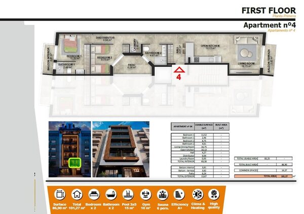 Квартира в Торревьеха, Испания, 83м² - изображение 25