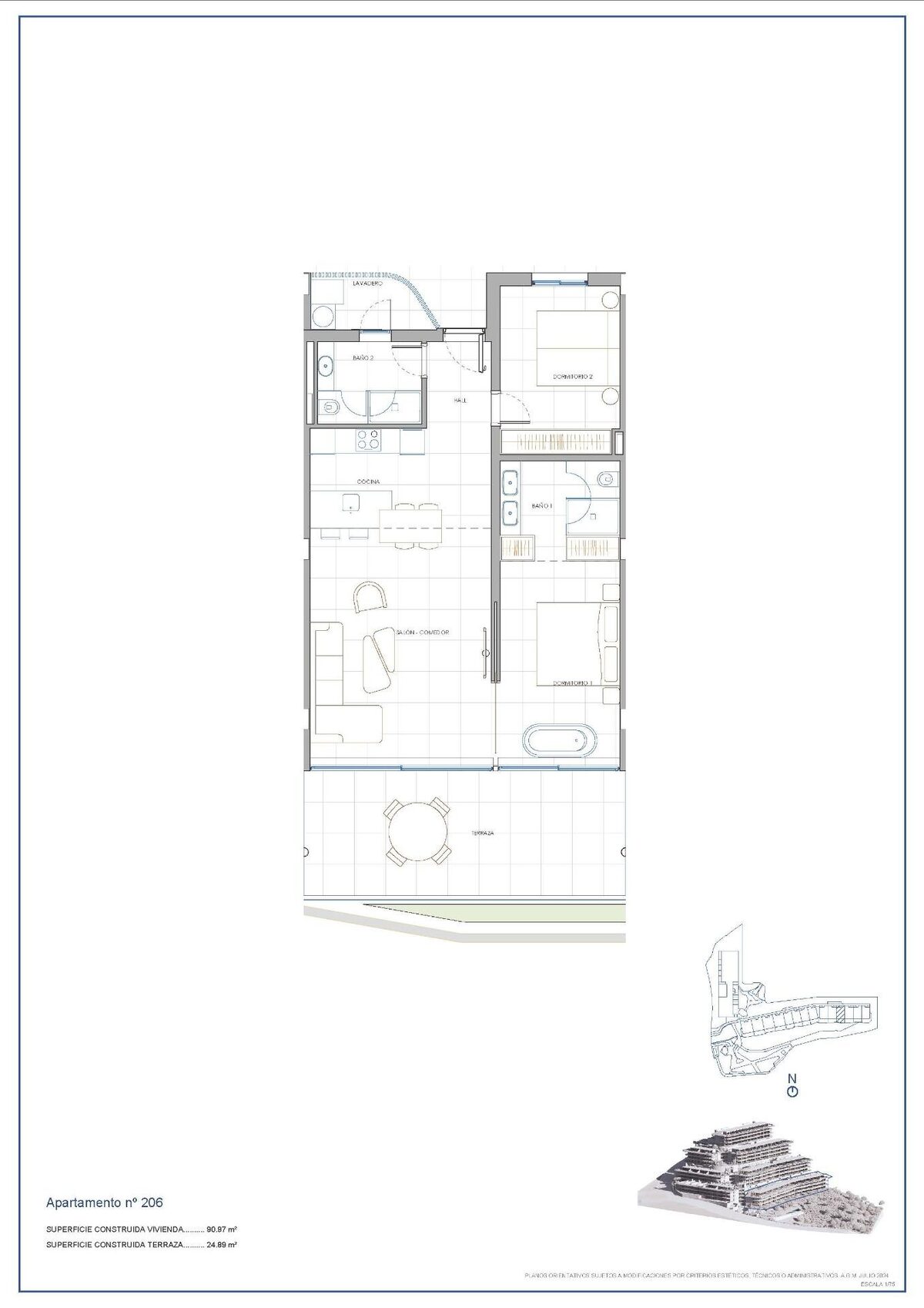 Apartament z 2 sypialniami, 90m² w Fuengirola, Hiszpania [ID: 0137-SP1210]