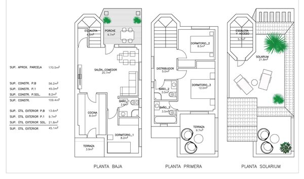 Вилла в Сан-Фульхенсио, Испания, 109м² - изображение 44