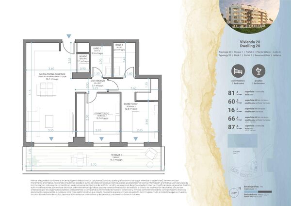 Квартира в Михас, Испания, 87м² - изображение 12