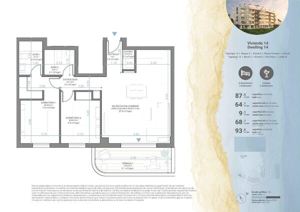 Квартира в Михас, Испания, 93м² - изображение 12