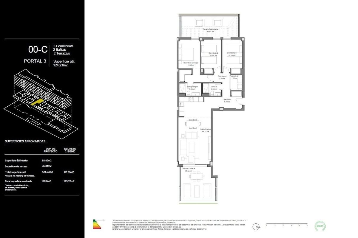 Квартира с 3 спальнями, 113м² в Торремолинос, Испания [ID: 0137-SP1341]