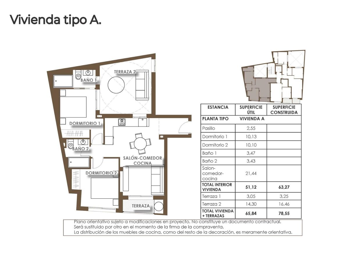 Apartament z 2 sypialniami, 63m² w Torrevieja, Hiszpania [ID: 0137-N9351]