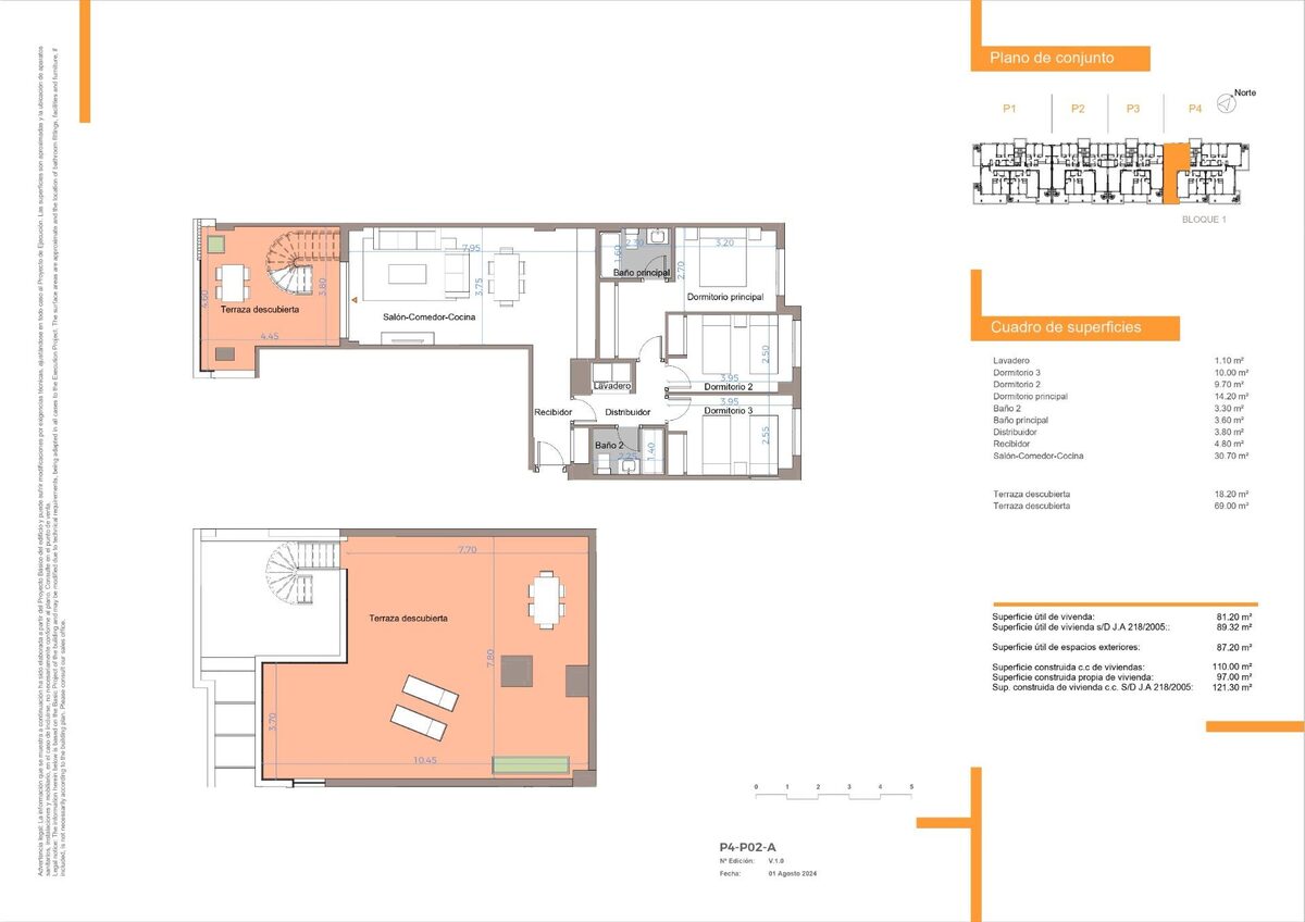 Penthouse with 3 bedrooms, 121m² in Benalmadena, Spain [ID: 0137-SP1337]