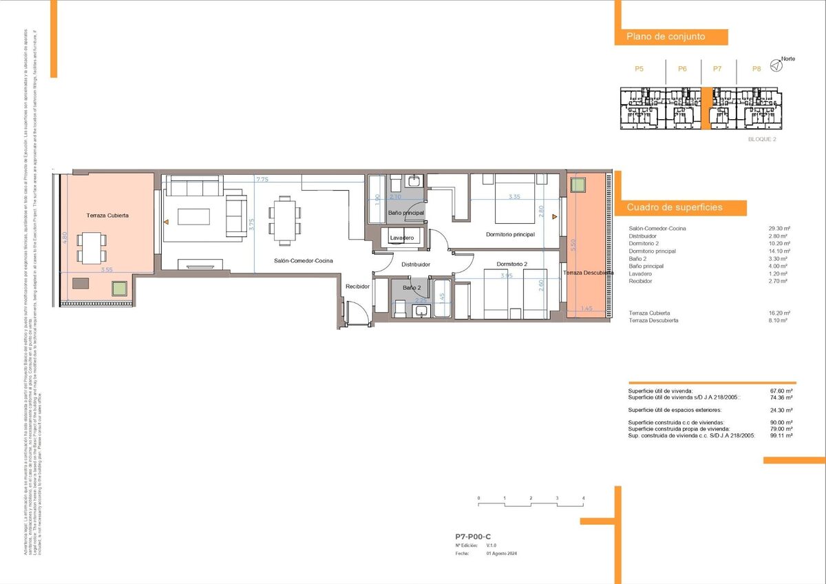 Apartment with 2 bedrooms, 99m² in Benalmadena, Spain [ID: 0137-SP1335]