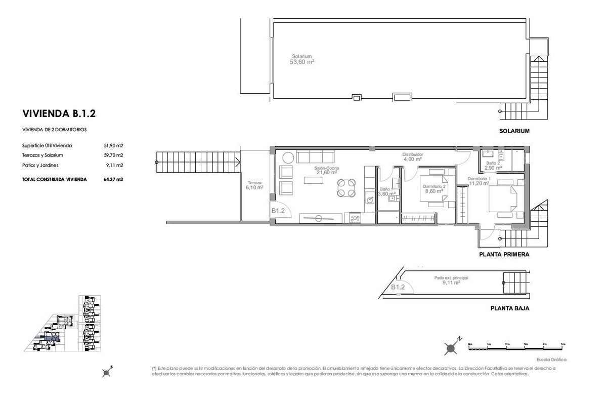 Bungalow z 2 sypialniami, 64m² w puerto-de-mazarron, Hiszpania [ID: 0137-SP1327]