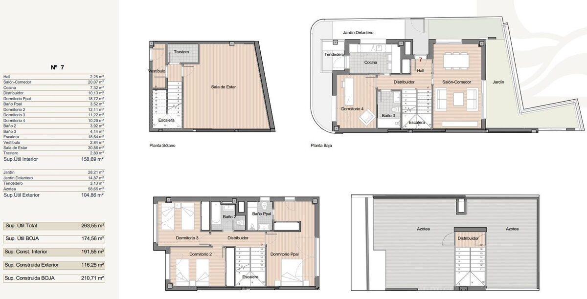 Townhouse with 4 bedrooms, 200m² in Estepona, Spain [ID: 0137-N9239]