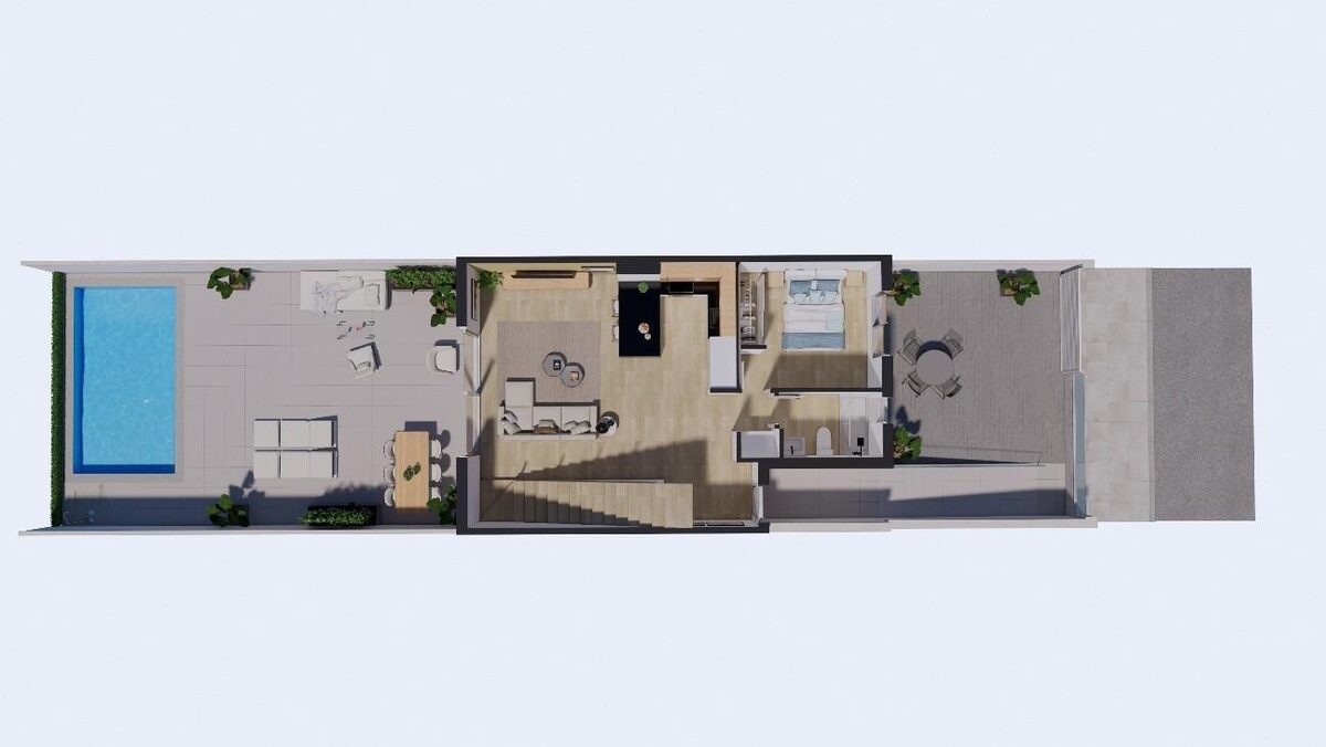 Таунхаус с 3 спальнями, 135м² в Лос-Алькасарес, Испания [ID: 0137-N9307]