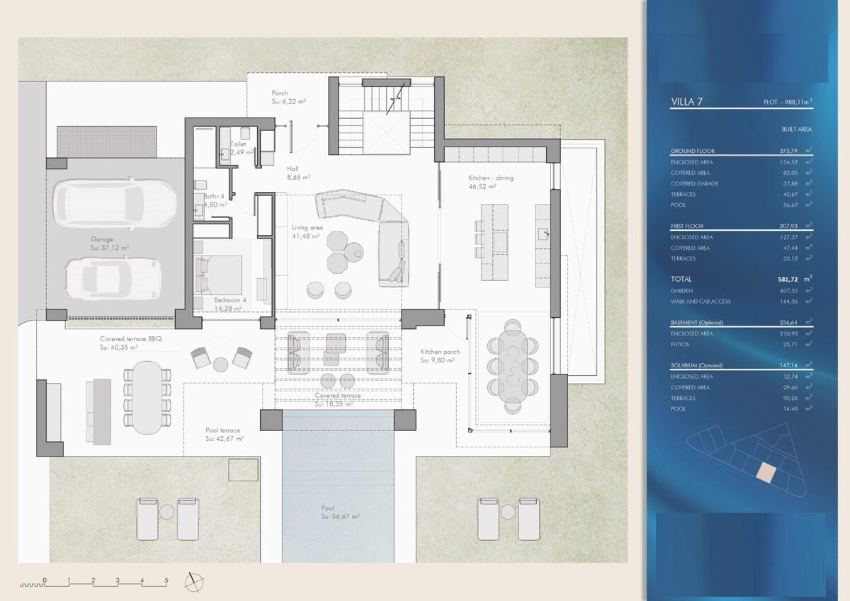 Вилла с 4 спальнями, 581м² в Эстепона, Испания [ID: 0137-SP1318]