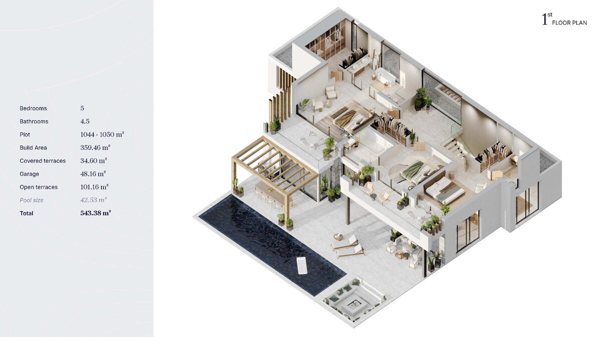 Willa z 5 sypialniami, 359m² w Estepona, Hiszpania [ID: 0137-SP1315]
