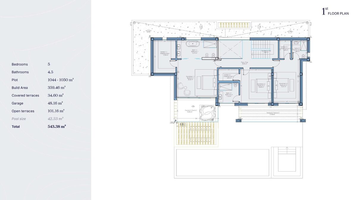Willa z 5 sypialniami, 359m² w Estepona, Hiszpania [ID: 0137-SP1315]