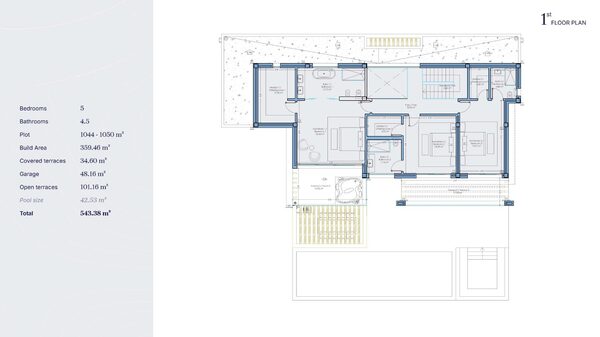Вилла в Эстепона, Испания, 359м² - изображение 11