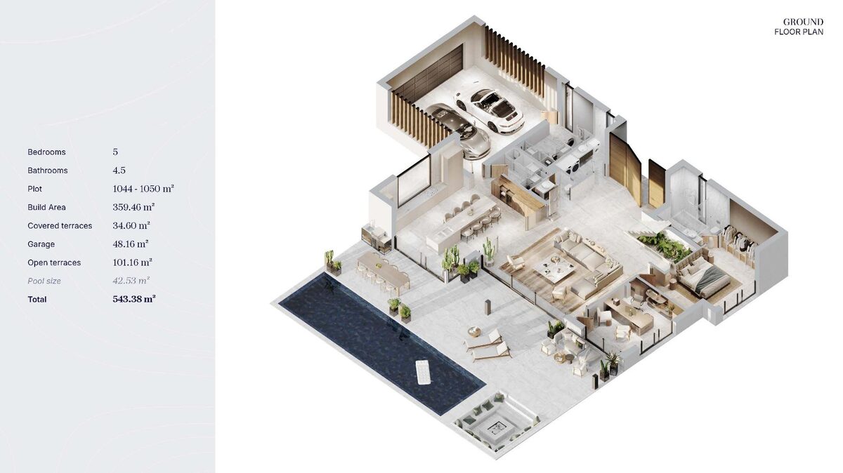 Willa z 5 sypialniami, 359m² w Estepona, Hiszpania [ID: 0137-SP1315]