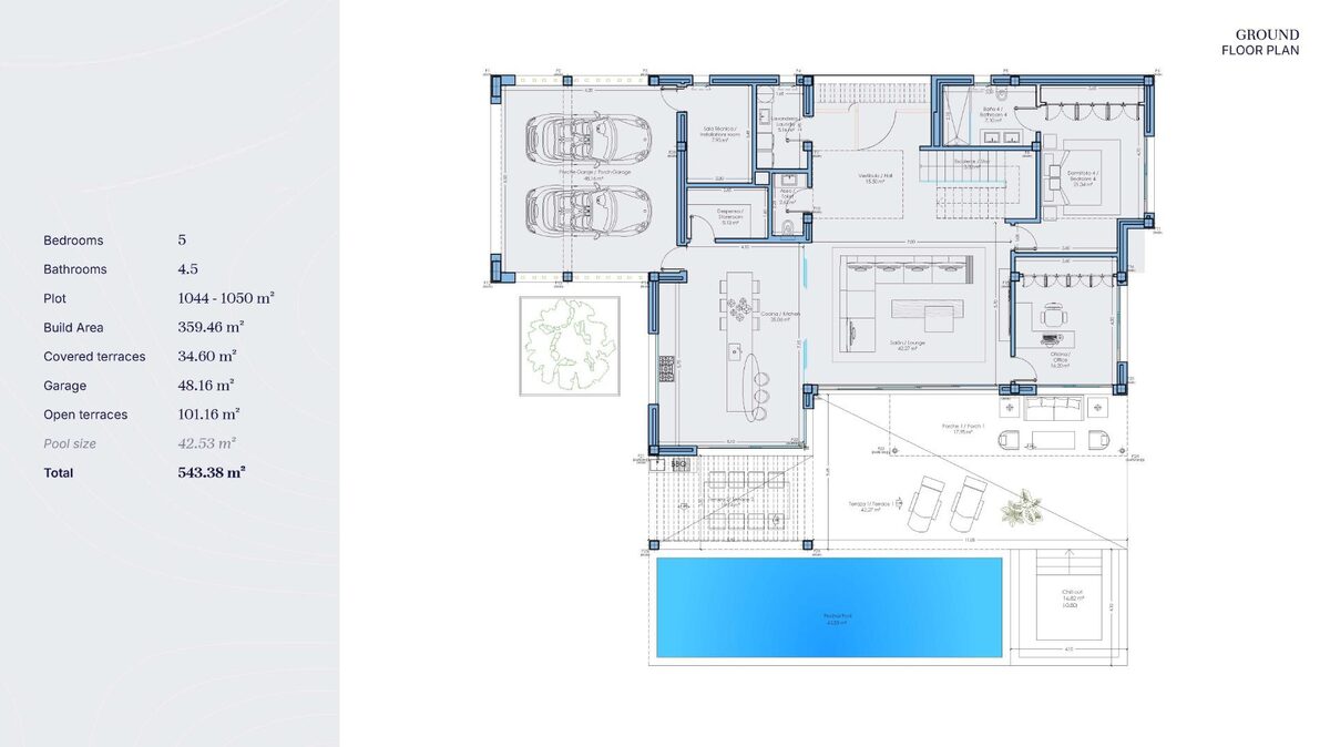 Willa z 5 sypialniami, 359m² w Estepona, Hiszpania [ID: 0137-SP1315]