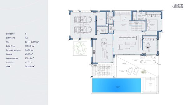 Вилла в Эстепона, Испания, 359м² - изображение 10