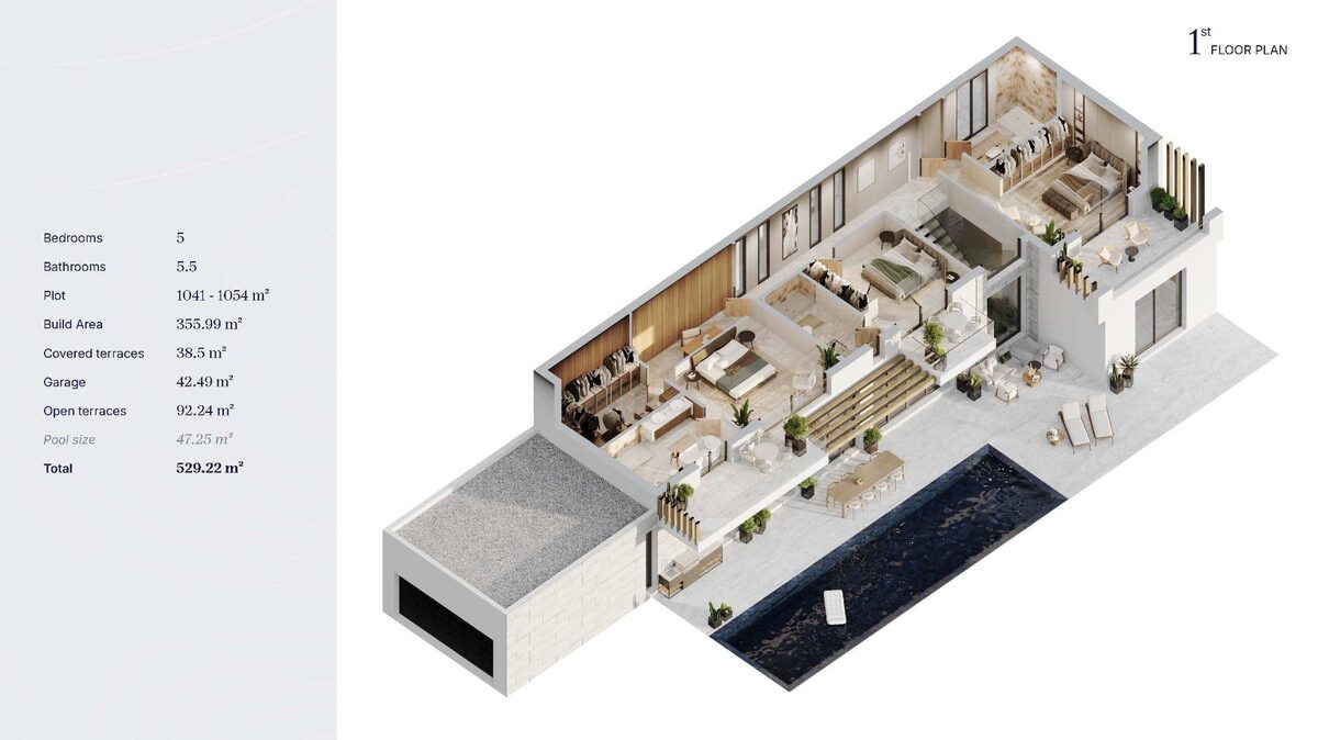 Willa z 5 sypialniami, 355m² w Estepona, Hiszpania [ID: 0137-SP1313]