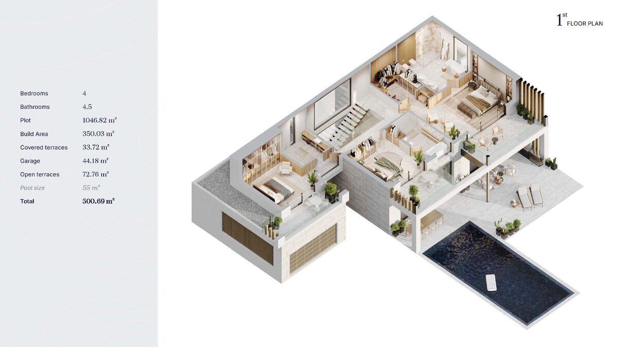 Willa z 4 sypialniami, 350m² w Estepona, Hiszpania [ID: 0137-SP1314]