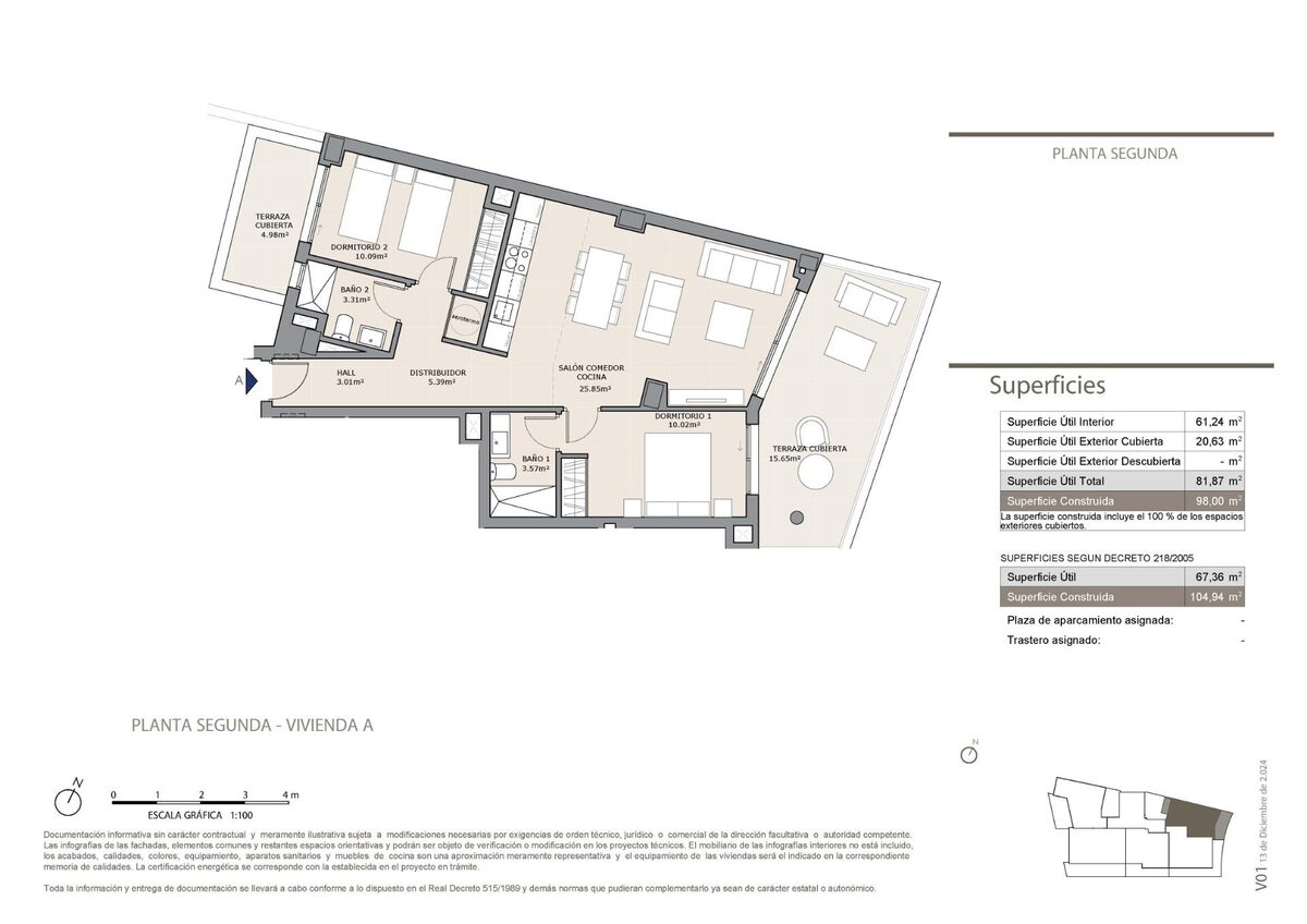 Apartament z 2 sypialniami, 104m² w Fuengirola, Hiszpania [ID: 0137-SP1304]