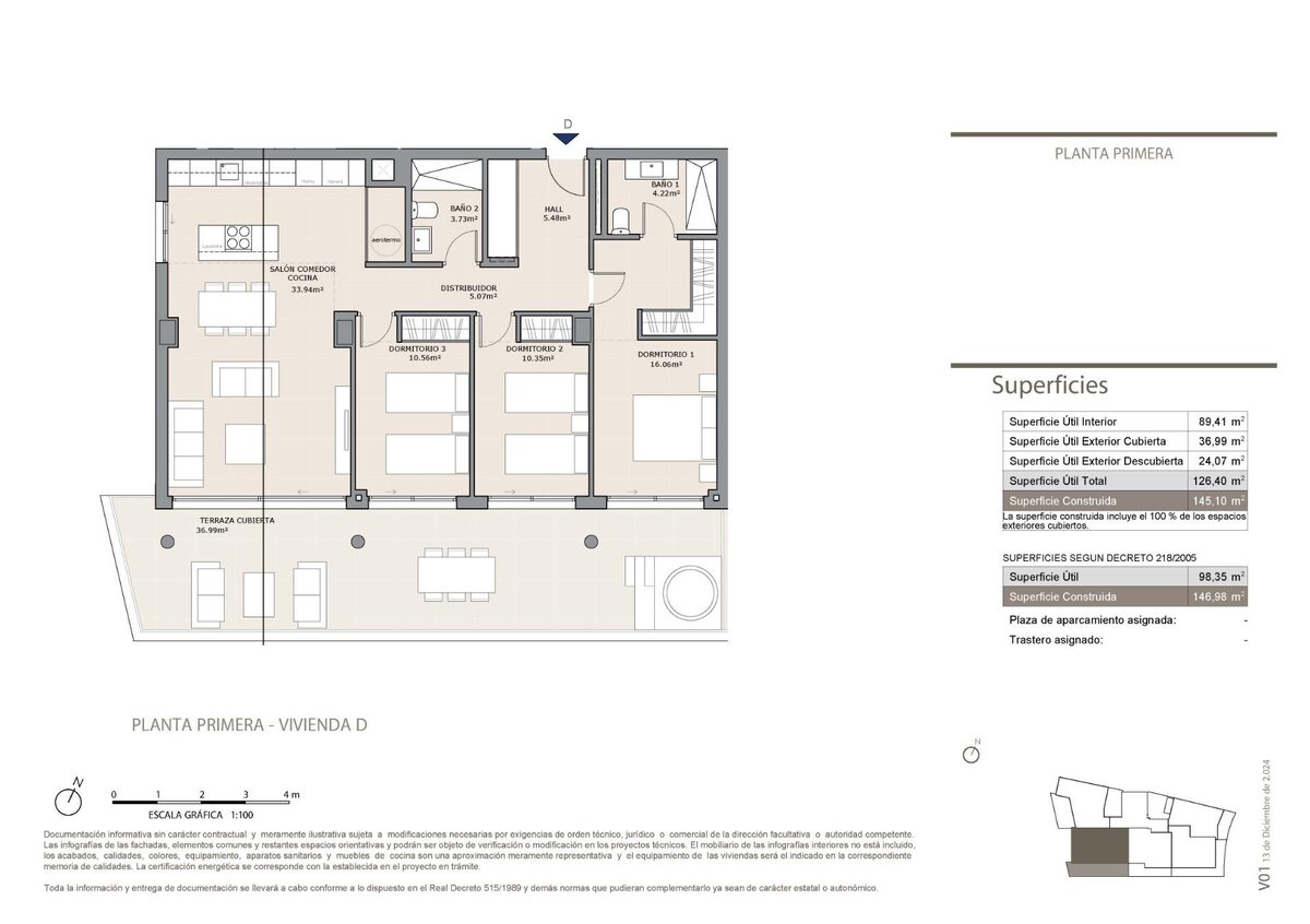 Apartament z 3 sypialniami, 146m² w Fuengirola, Hiszpania [ID: 0137-SP1305]