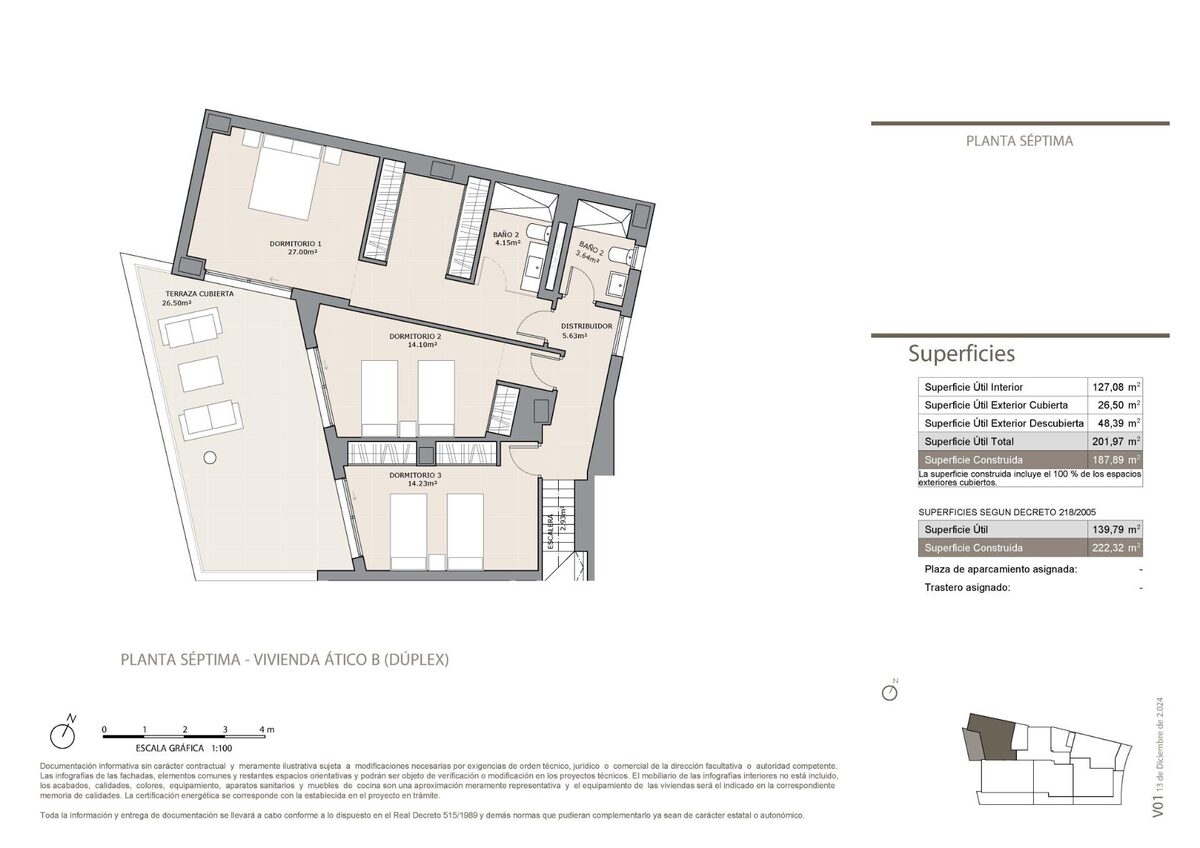Penthouse z 3 sypialniami, 222m² w Fuengirola, Hiszpania [ID: 0137-SP1306]