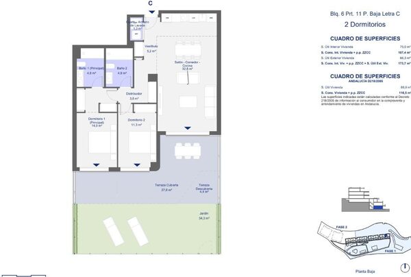 Квартира в Сан-Роке, Испания, 116м² - изображение 13
