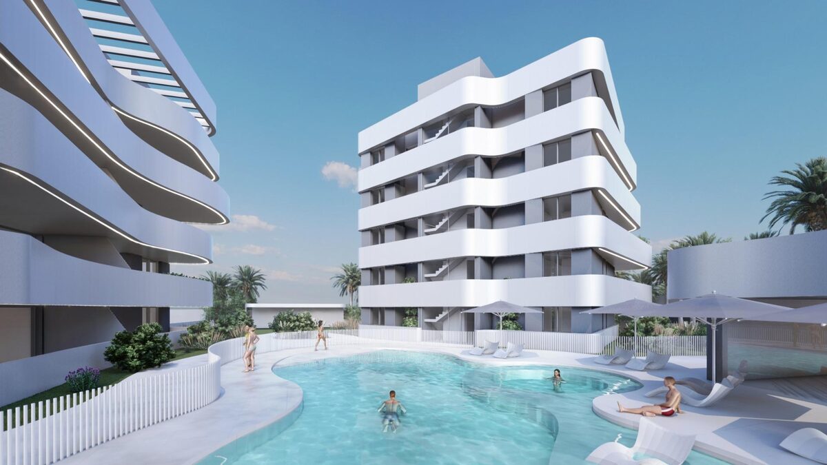 Apartament z 2 sypialniami, 80m² w Guardamar del Segura, Hiszpania [ID: 0137-SP1300]