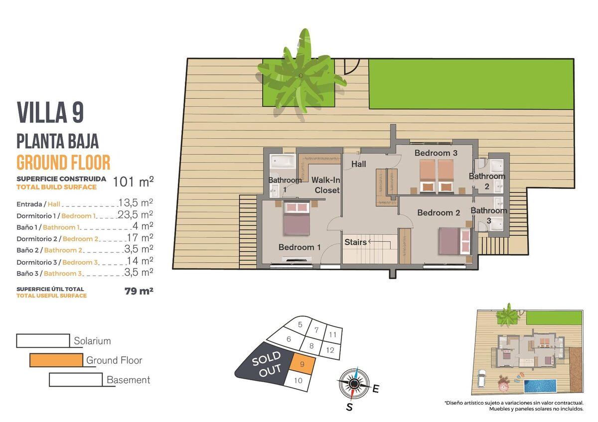 Willa z 3 sypialniami, 146m² w Finestrat, Hiszpania [ID: 0137-SP1296]