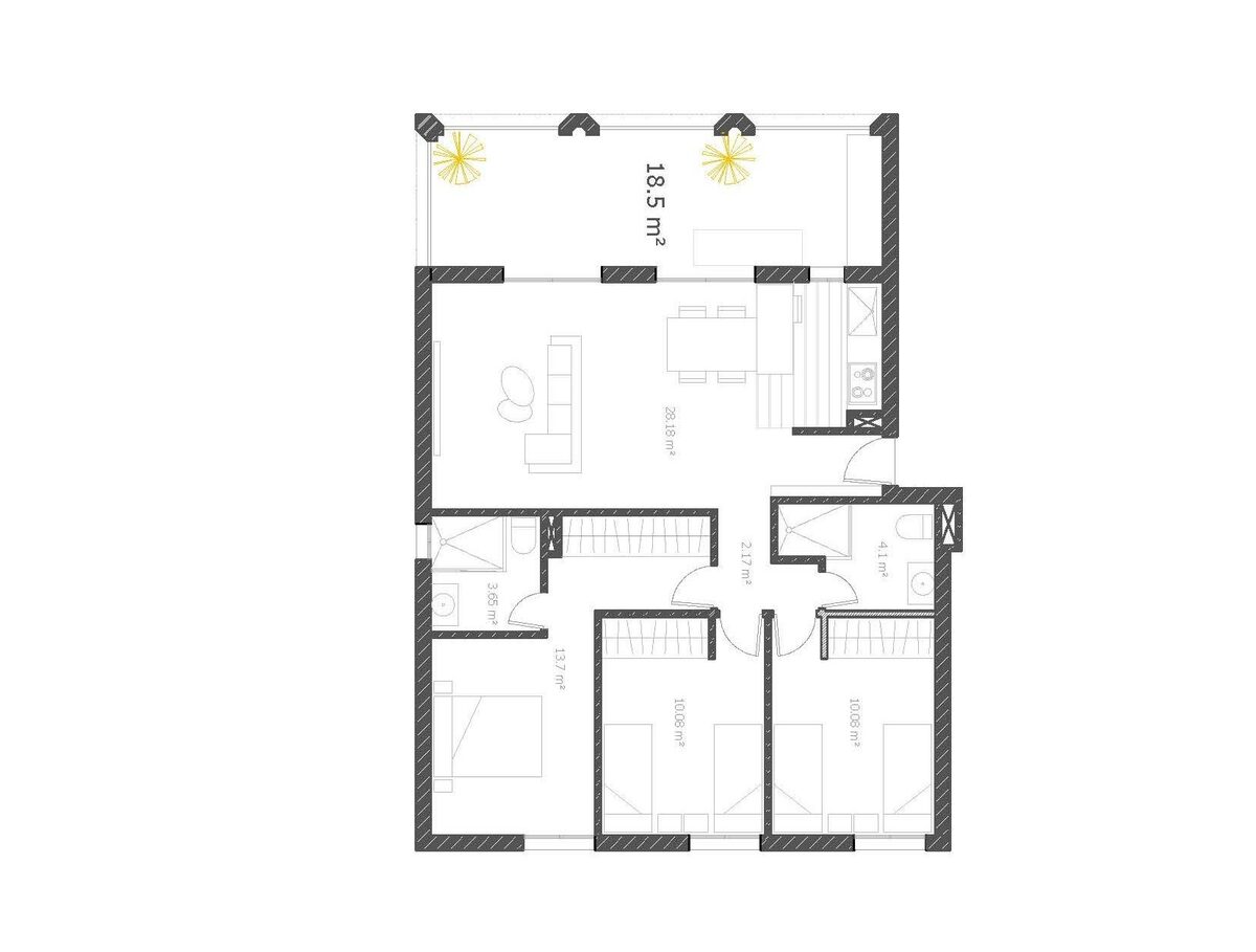 Квартира с 3 спальнями, 83м² в Вильяхойоса, Испания [ID: 0137-N9285]