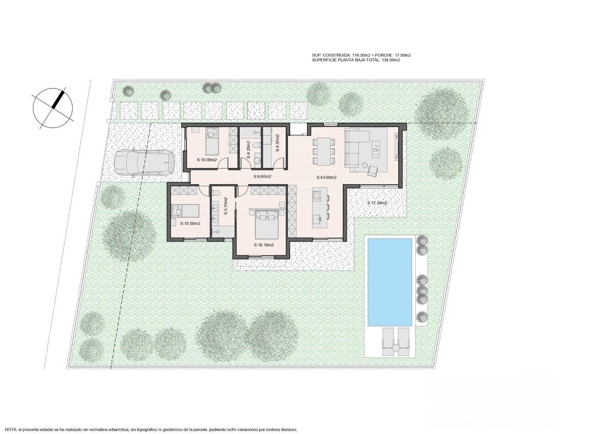 Villa with 3 bedrooms, 116m² in Molina de Segura, Spain [ID: 0137-SP1285]