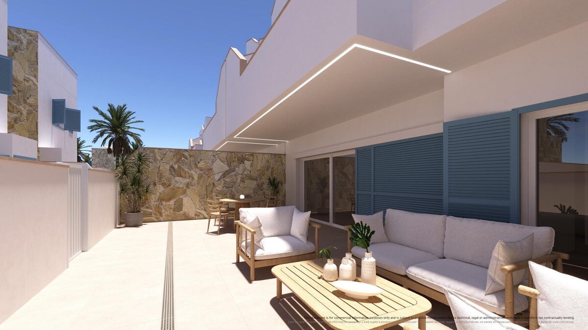 Bungalow z 2 sypialniami, 75m² w Pilar de la Horadada, Hiszpania [ID: 0137-N9276]