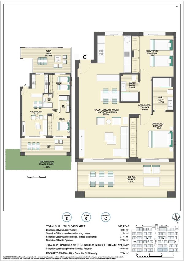 Квартира в Касарес, Испания, 106м² - изображение 18