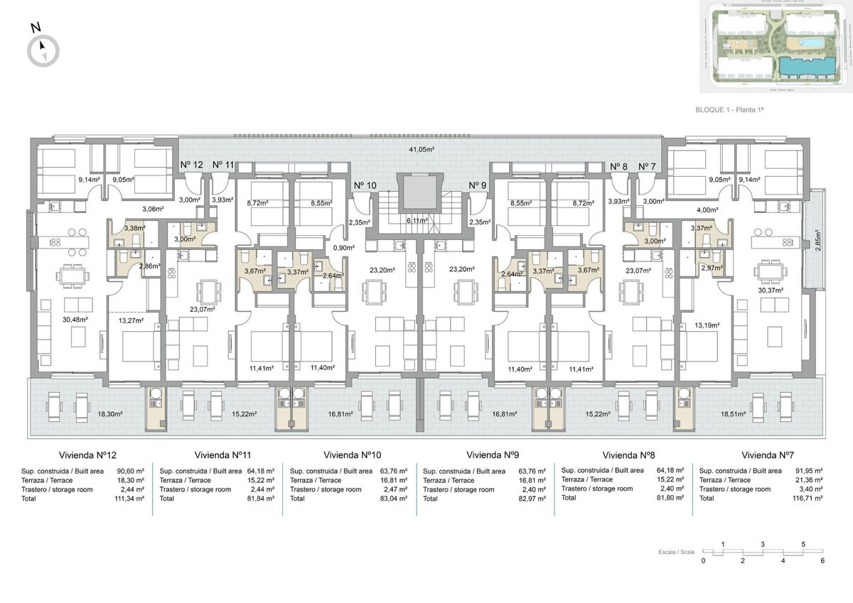 Apartament z 3 sypialniami, 91m² w Pilar de la Horadada, Hiszpania [ID: 0137-N7719]