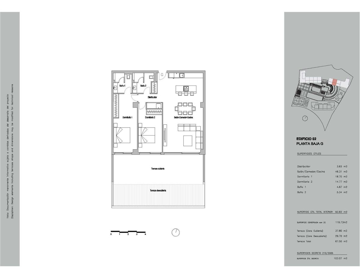 Квартира с 2 спальнями, 116м² в Фуэнхирола, Испания [ID: 0137-SP1279]
