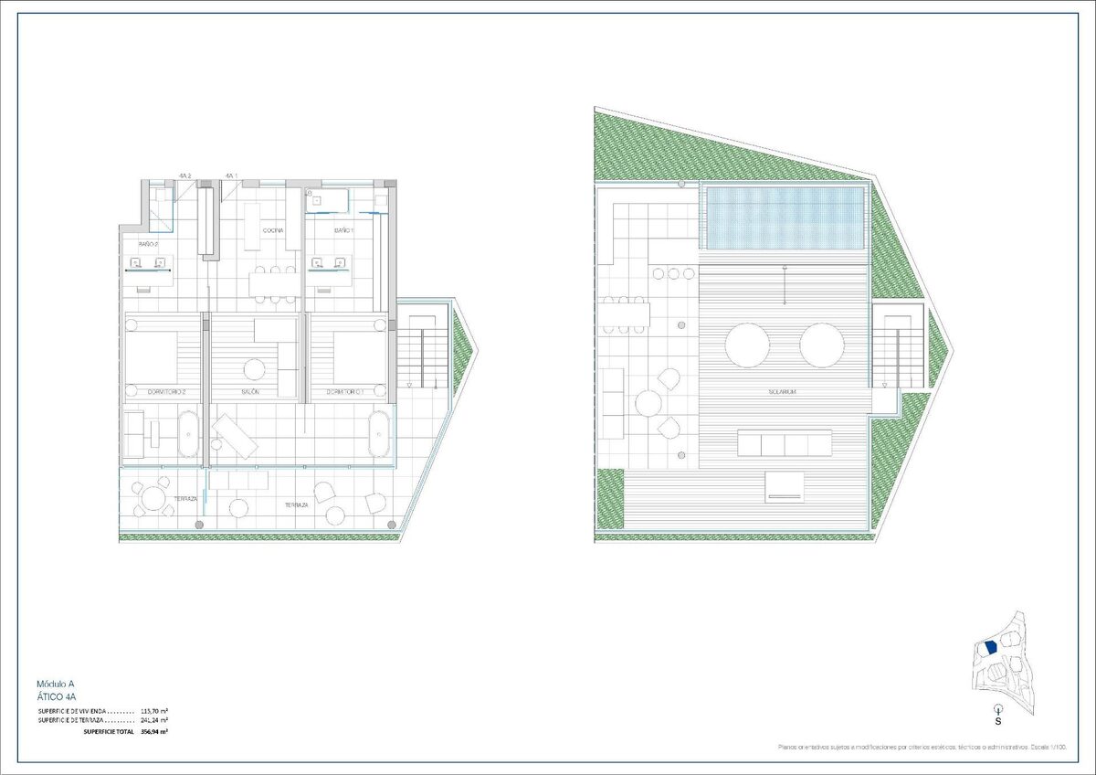 Penthouse z 2 sypialniami, 115m² w Fuengirola, Hiszpania [ID: 0137-SP1272]