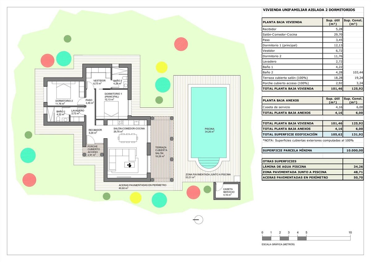 Villa with 2 bedrooms, 131m² in Pinoso, Spain [ID: 0137-N9266]