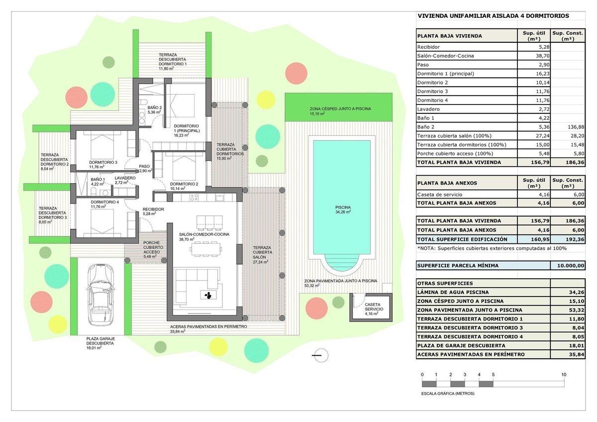 Villa with 4 bedrooms, 192m² in Pinoso, Spain [ID: 0137-N9268]