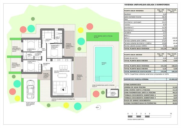 Вилла в Пиносо, Испания, 186м² - изображение 7