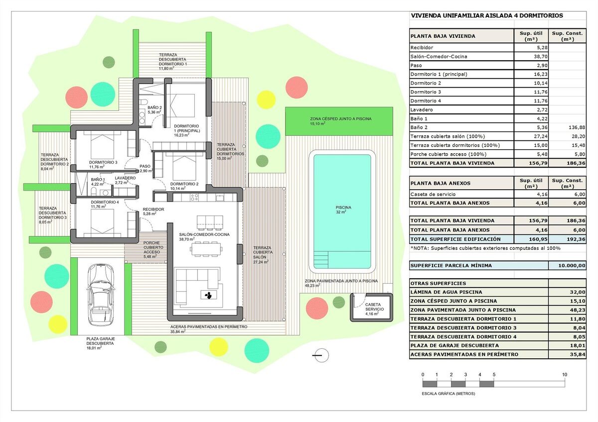Villa with 4 bedrooms, 192m² in Pinoso, Spain [ID: 0137-N9265]