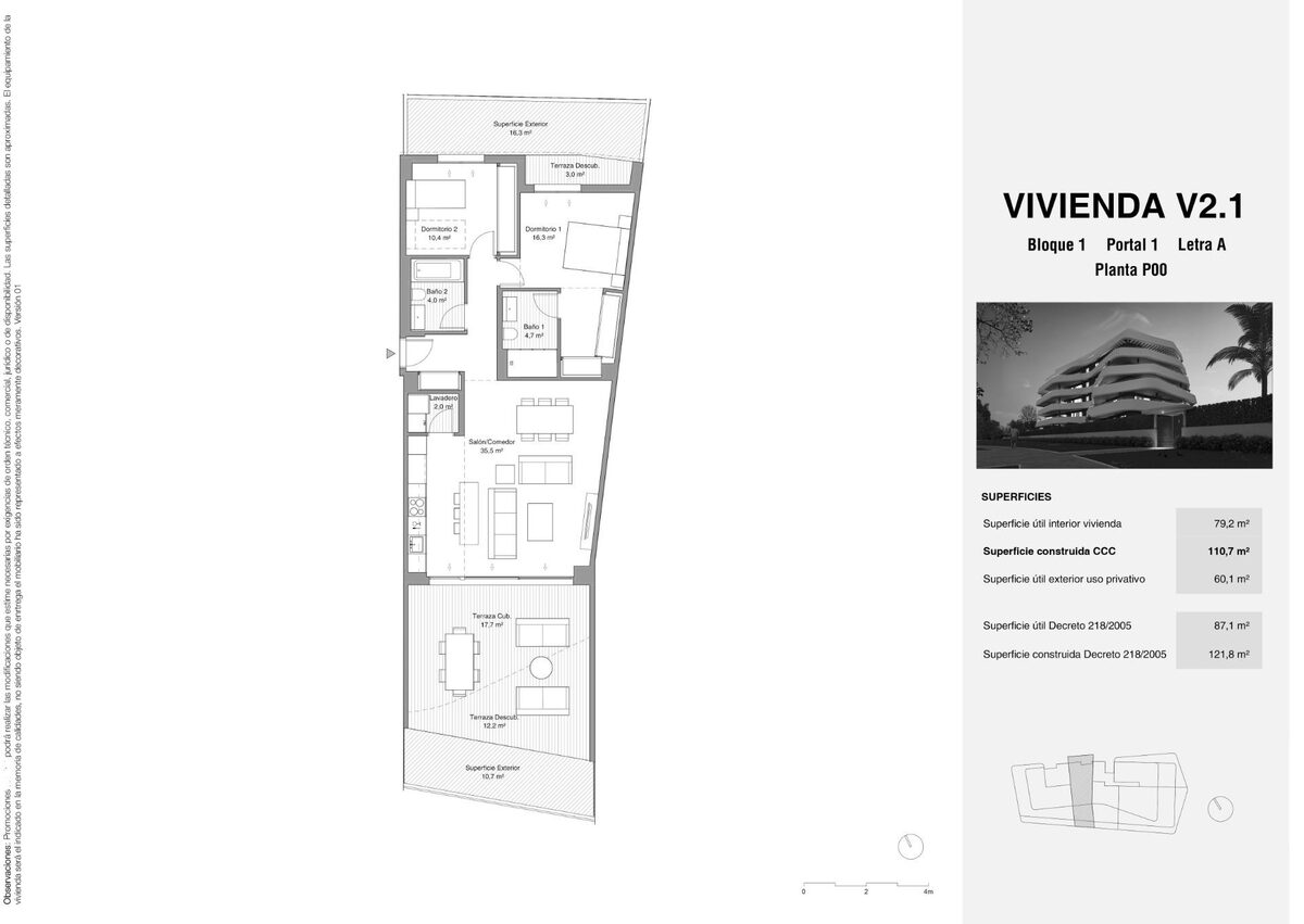 Квартира с 2 спальнями, 121м² в Торремолинос, Испания [ID: 0137-SP1268]