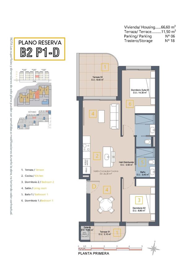Apartament w Los Alcazares, Hiszpania, 85m² - obraz 9