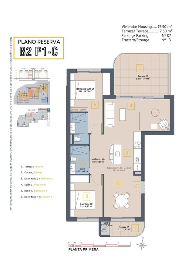 Apartament w Los Alcazares, Hiszpania, 101m² - obraz 9