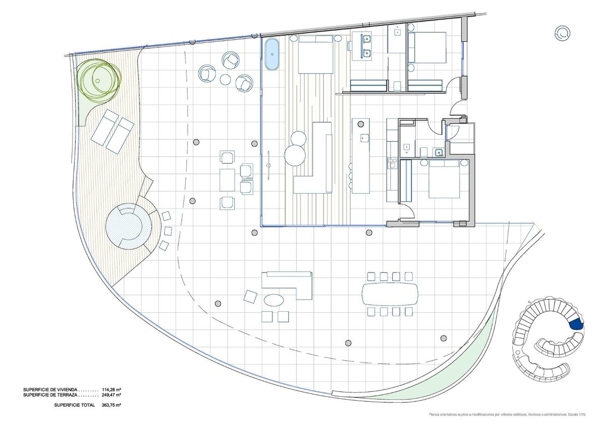 Apartment with 3 bedrooms, 114m² in Fuengirola, Spain [ID: 0137-SP1264]