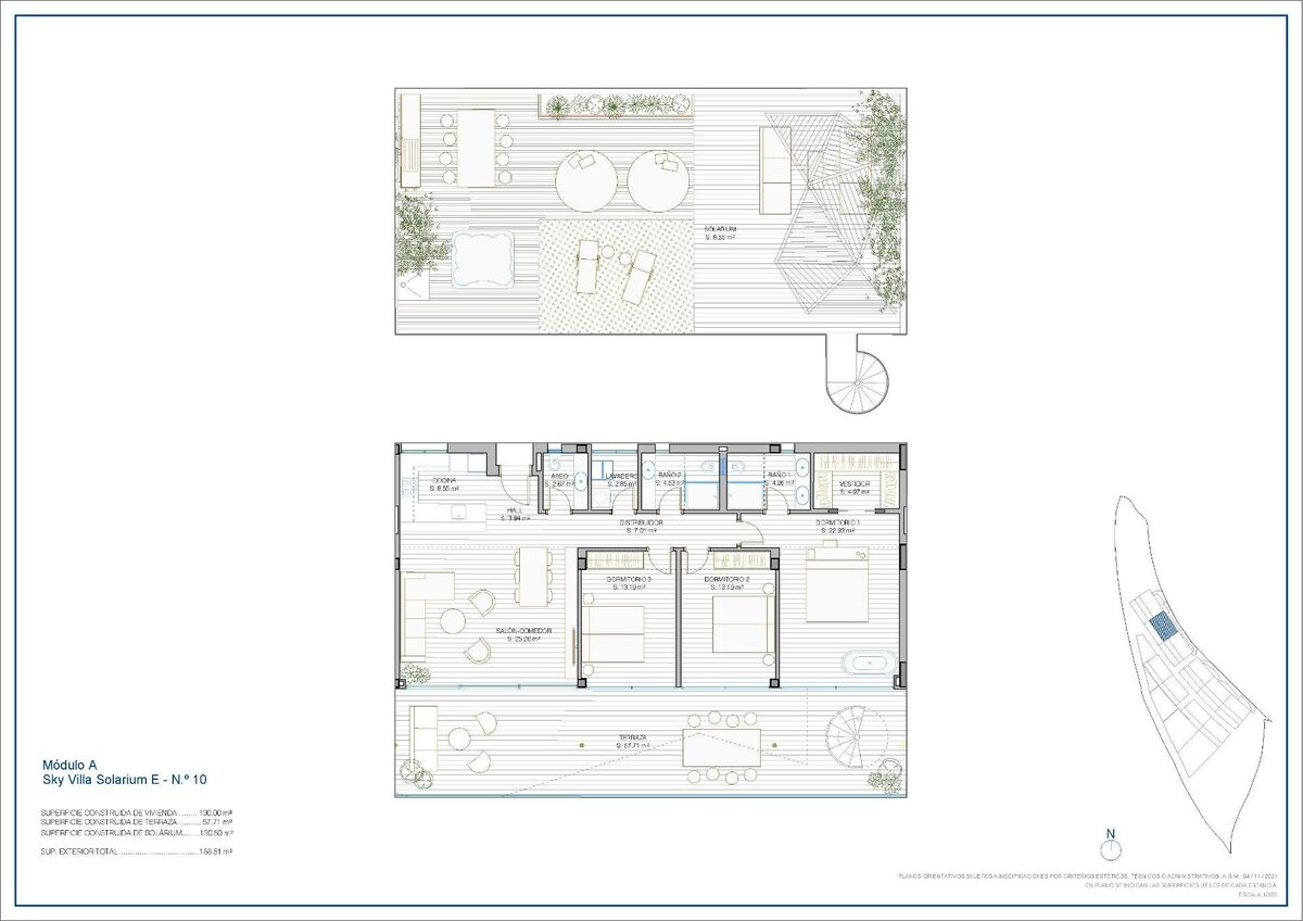 Penthouse z 3 sypialniami, 130m² w Fuengirola, Hiszpania [ID: 0137-SP1263]