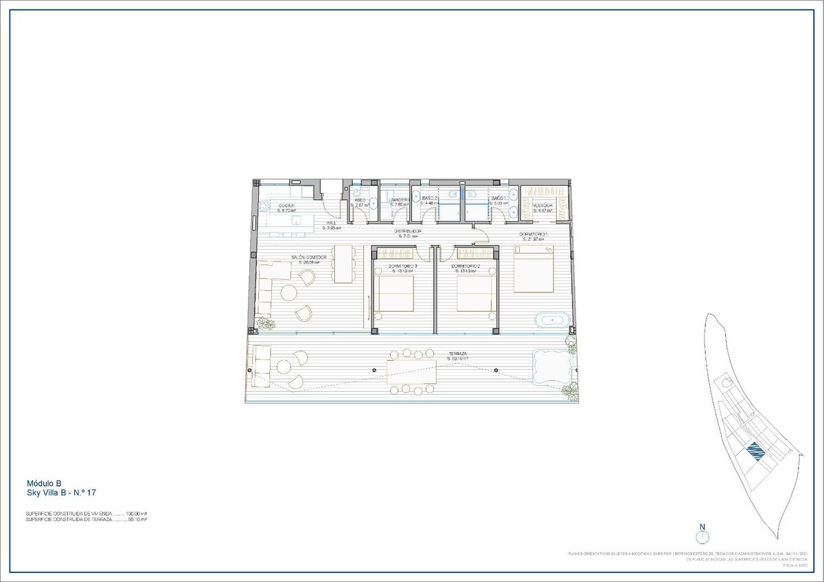Apartament z 3 sypialniami, 130m² w Fuengirola, Hiszpania [ID: 0137-SP1262]
