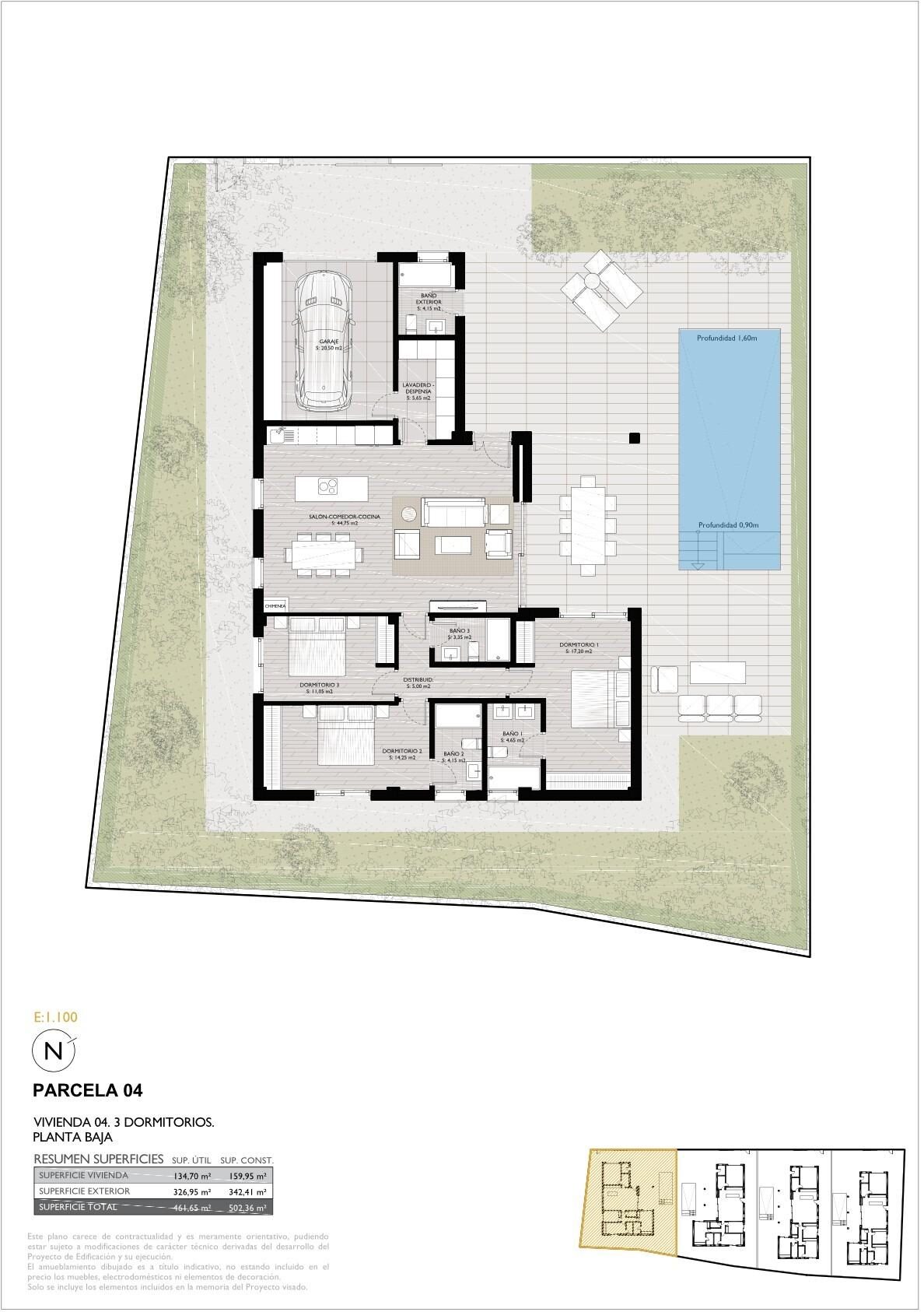 Вілла з 3 спальнями, 159м² в Сан-Педро-дель-Пінатар, Іспанія [ID: 0137-N9234]