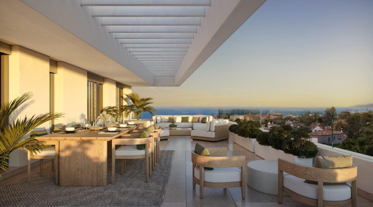 Apartament z 3 sypialniami, 160m² w Estepona, Hiszpania [ID: 0137-SP1156]